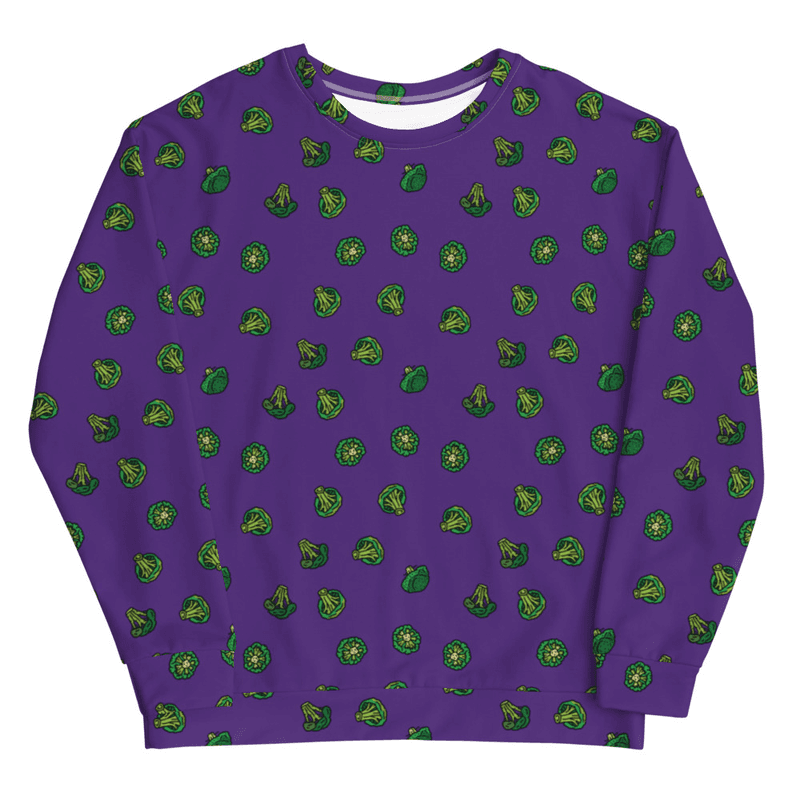 broccoli aop sweatshirt